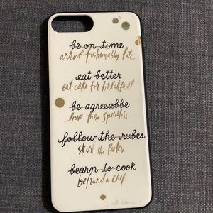 KATE SPADE IPhone 8 Plus Hard cover phone case